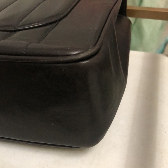 Chanel jumbo Vertical flap bag rich Lamb leather - Picture 10 of 11